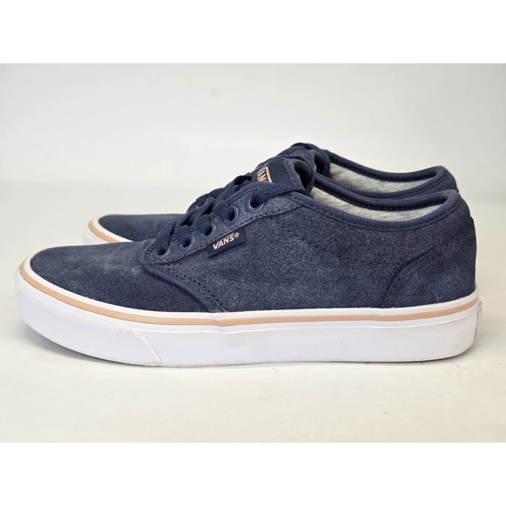 Vans Women's Sneakers Size 6 Navy Blue Suede Casual Skate Shoes 500714‎ - Picture 2 of 15